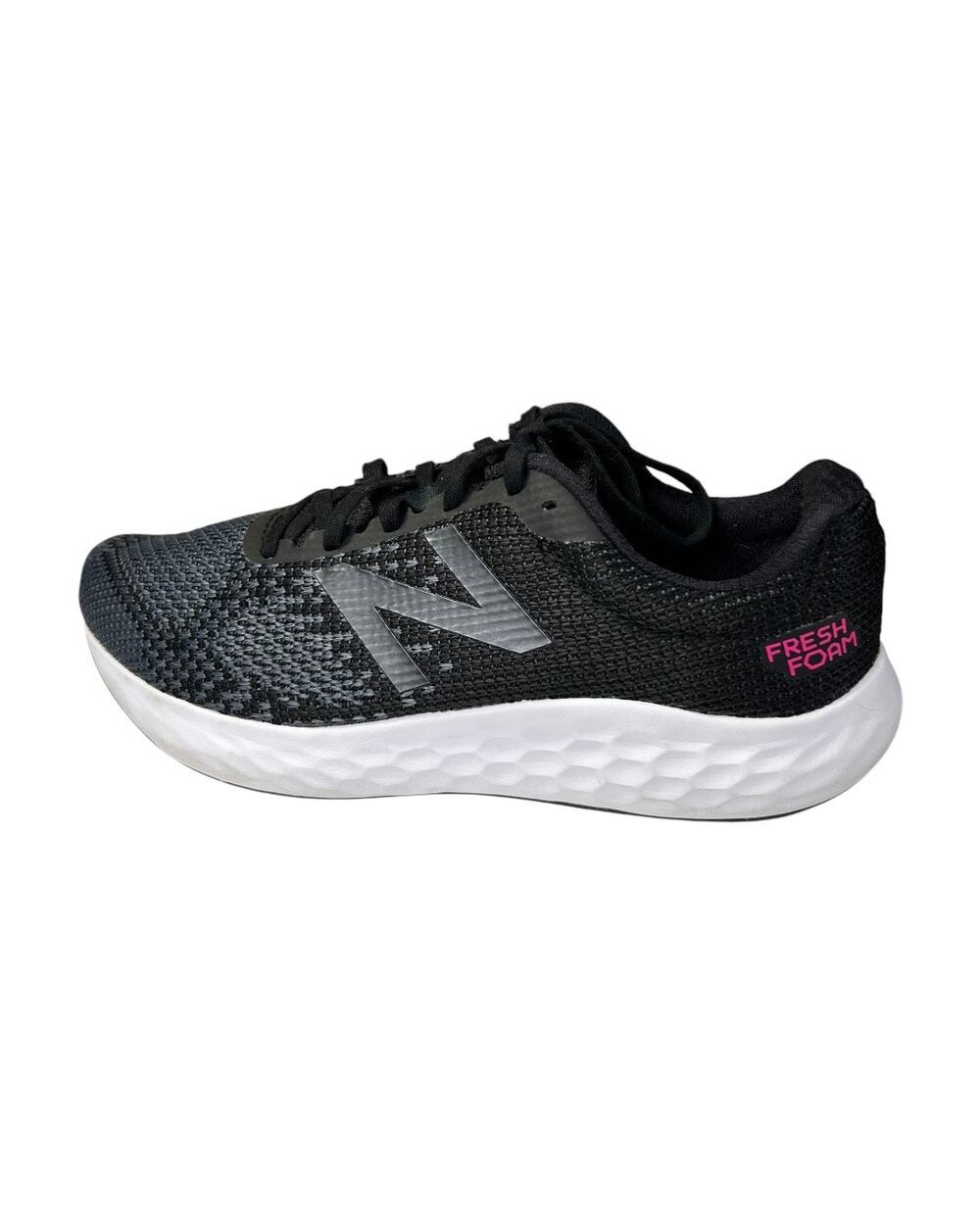 New Balance Fresh Foam Running Women’s Size 9 Black Gray Pink Athletic Sneakers